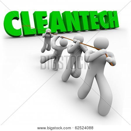 CleanTech Word Pulled by Team Power Energy Business