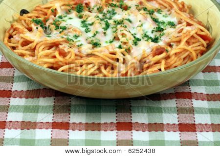exquisite Nudeln mit frischen Tomaten sauce