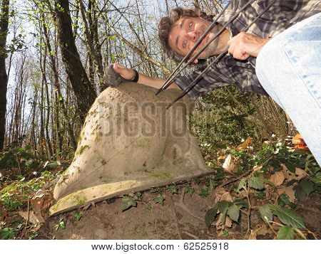 Man And Target
