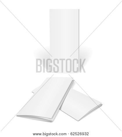 blank vector brochure template