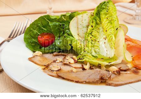 Ham with vegatebles