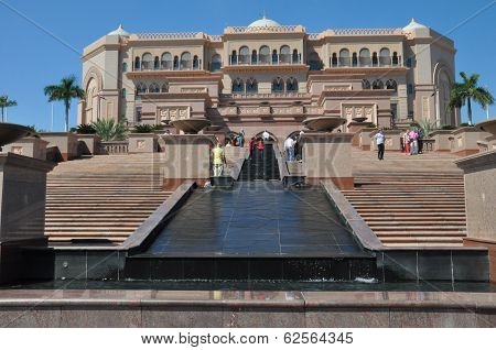Emirates Palace Hotel in Abu Dhabi, UAE