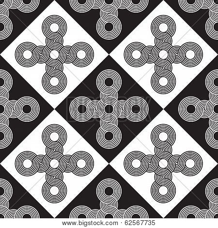 Seamless Art Deco Texture Background