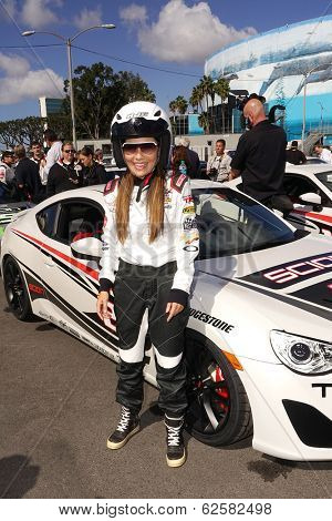 LONG BEACH - APR 1: Vanessa Marcil at the 37th Annual Toyota Pro/Celebrity Race Practice Day on April 1, 2014 in Long Beach, California