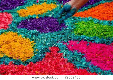 easter carpets in antigua guatemala