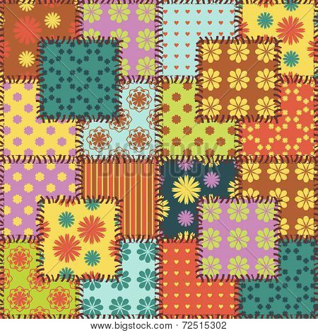 Patchwork Background Vector & Photo (Free Trial) | Bigstock