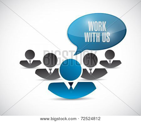 Work With Us Illustration Design