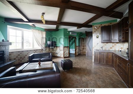 Bright Interior Of Living Room
