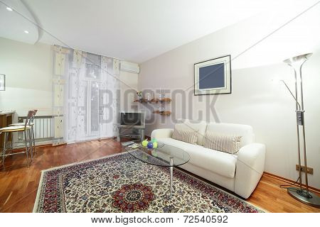 Bright Interior Of Living Room