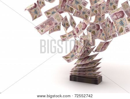 Flying Mexican Pesos