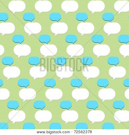Bubble Quote Patterns Background