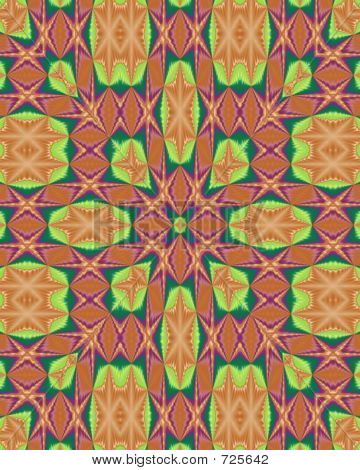 Carta da parati retrò stelle arancio bruciato