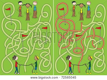 Happy Kids Maze