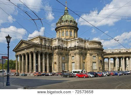 Cathedral Of Our Lady Of Kazan In Saint Petersburg, Russia