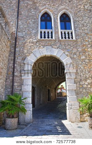 Ducal palace. Pietragalla. Basilicata. Italy.