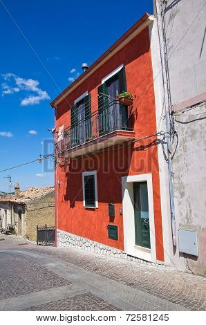Alleyway. Pietragalla. Basilicata. Southern Italy.
