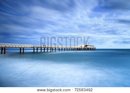 Pier Soft Water Long Exposure Lido Camaiore Versilia Tuscany Italy