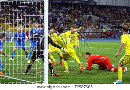 Uefa Euro 2016 Qualifying Game Ukraine Vs Slovakia