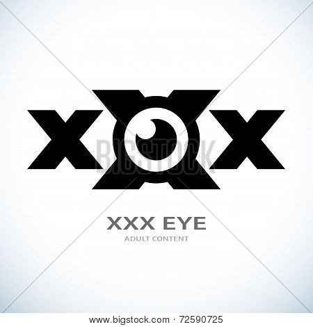 Xxx Eye Icon Symbol