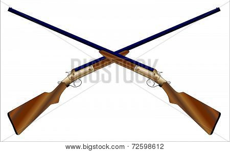 Crossed Shotguns