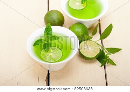 Mint Infusion Tea Tisane With Lime