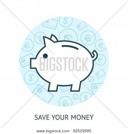 Save money concept