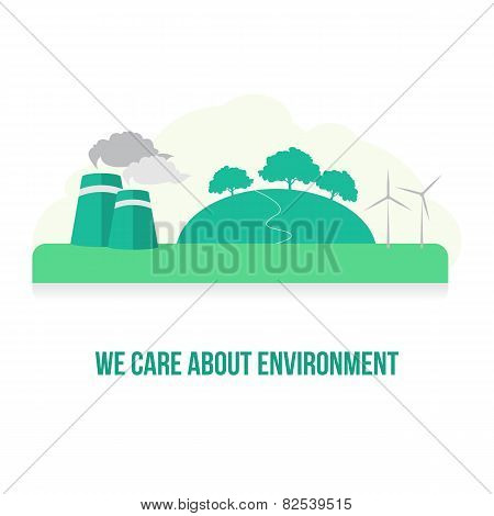 Environmental Care Vector Image