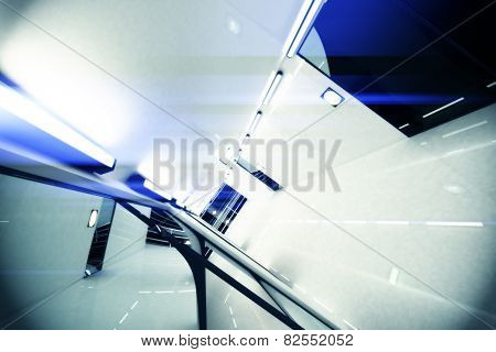 Ultra Modern Building Corridor