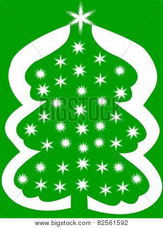background with snowflake
