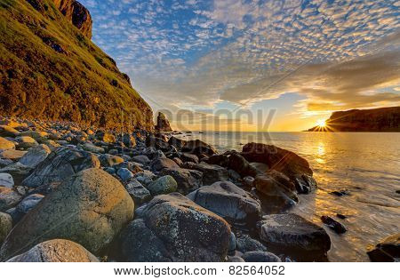 The Talisker Bay at sunset