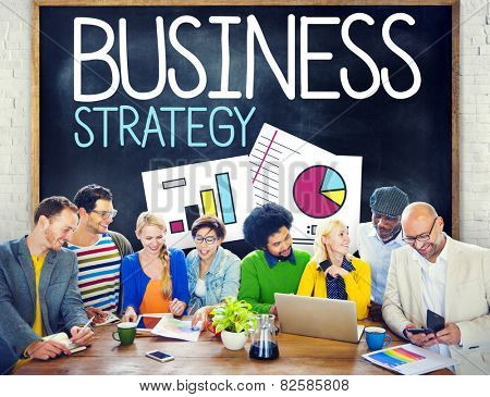 Business  Strategy Ideas Planning Brainstroming Concept
