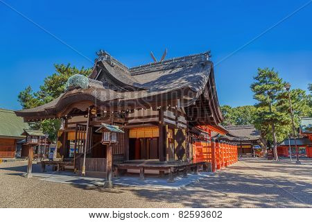 Sumiyoshi Grand Shrine (Sumiyoshi-taisha) in Osaka