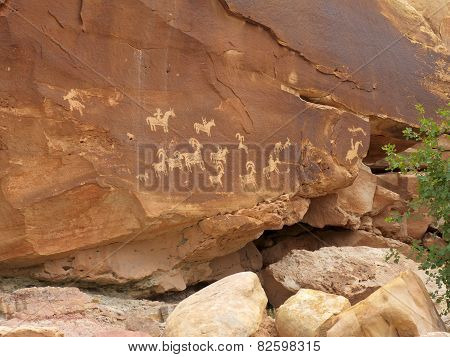 Ute Rock Art, Arches National Park