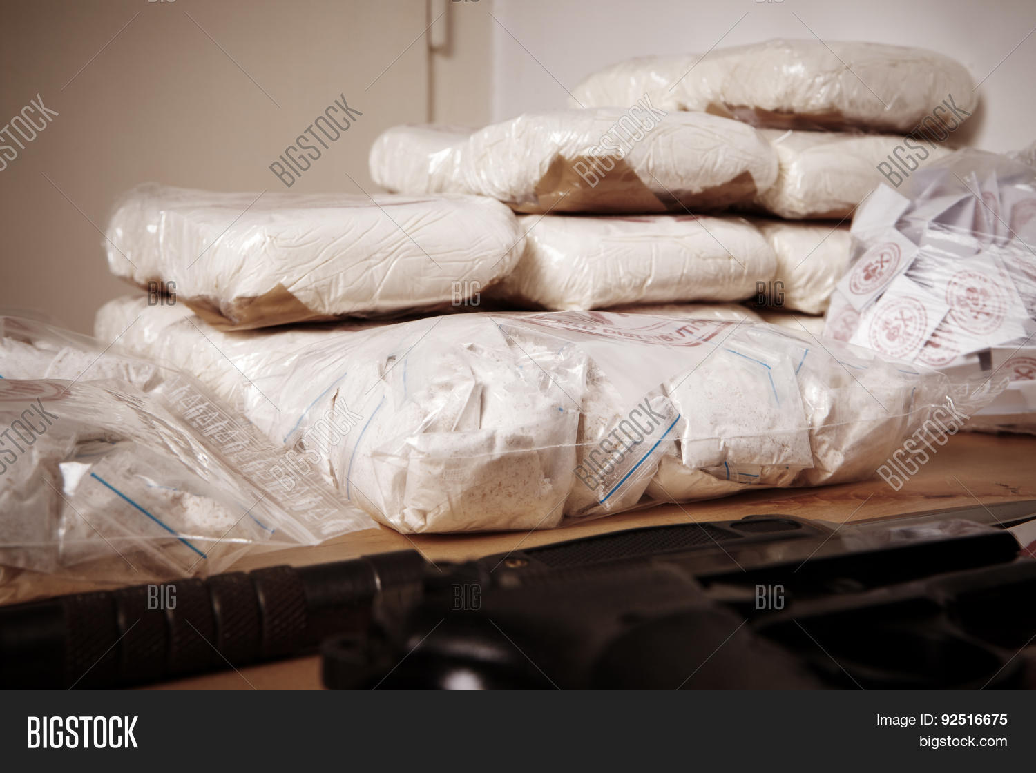 Drug Packages On Table Image & Photo (Free Trial) Bigstock