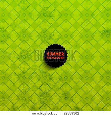 Abstract Pattern. Paper Texture Background. Black Label for Logo.