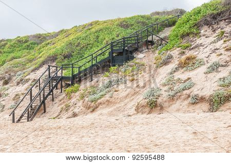 Staircase Down To The Beach In Reebok