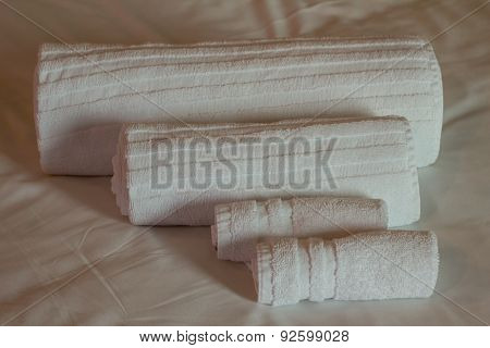 Bathroom Towels On Bed Sheets