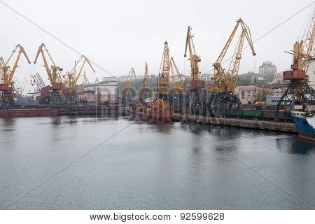 Cargo Cranes, Odessa Sea Port