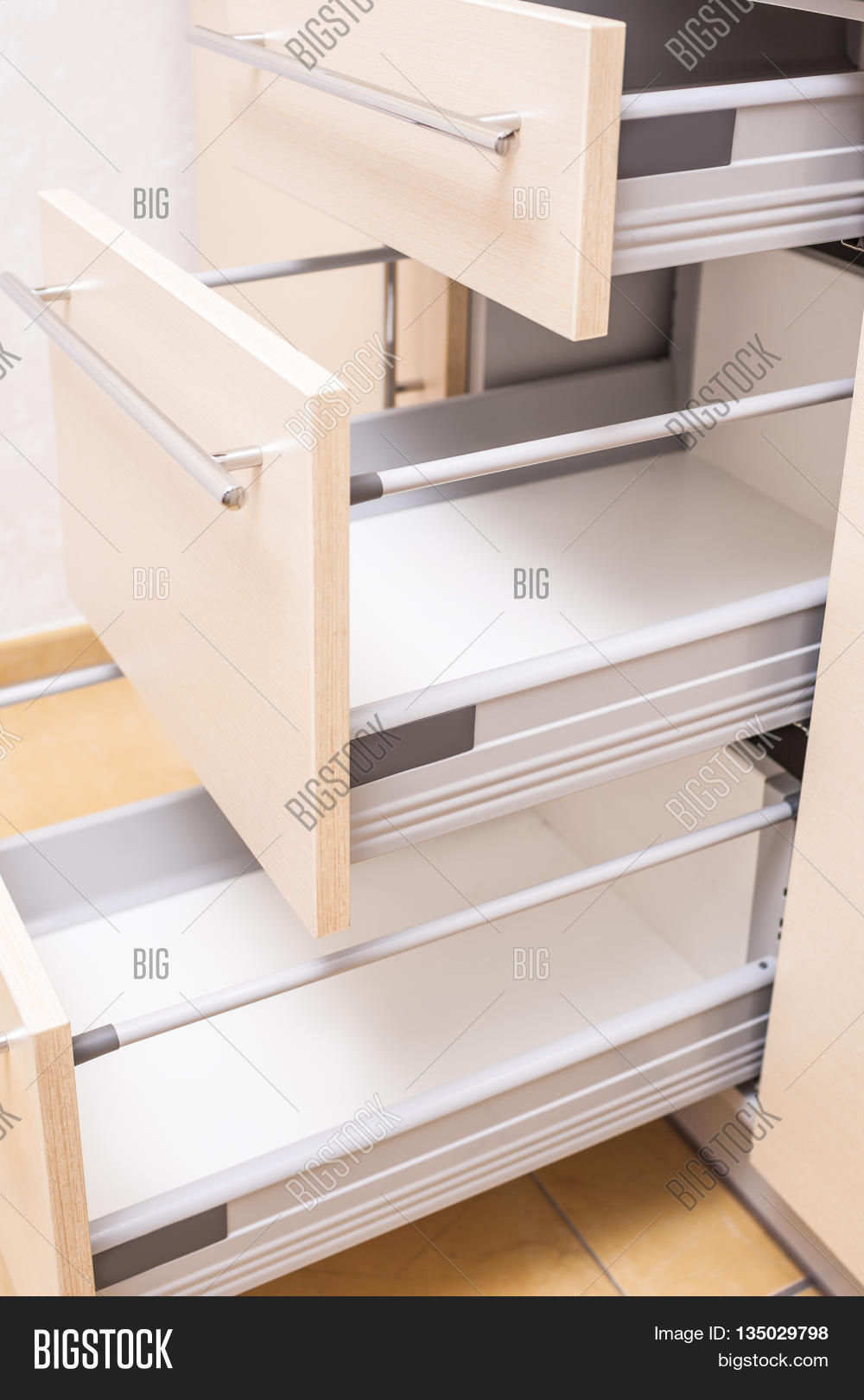 Three Kitchen Shelves Image & Photo (Free Trial) Bigstock