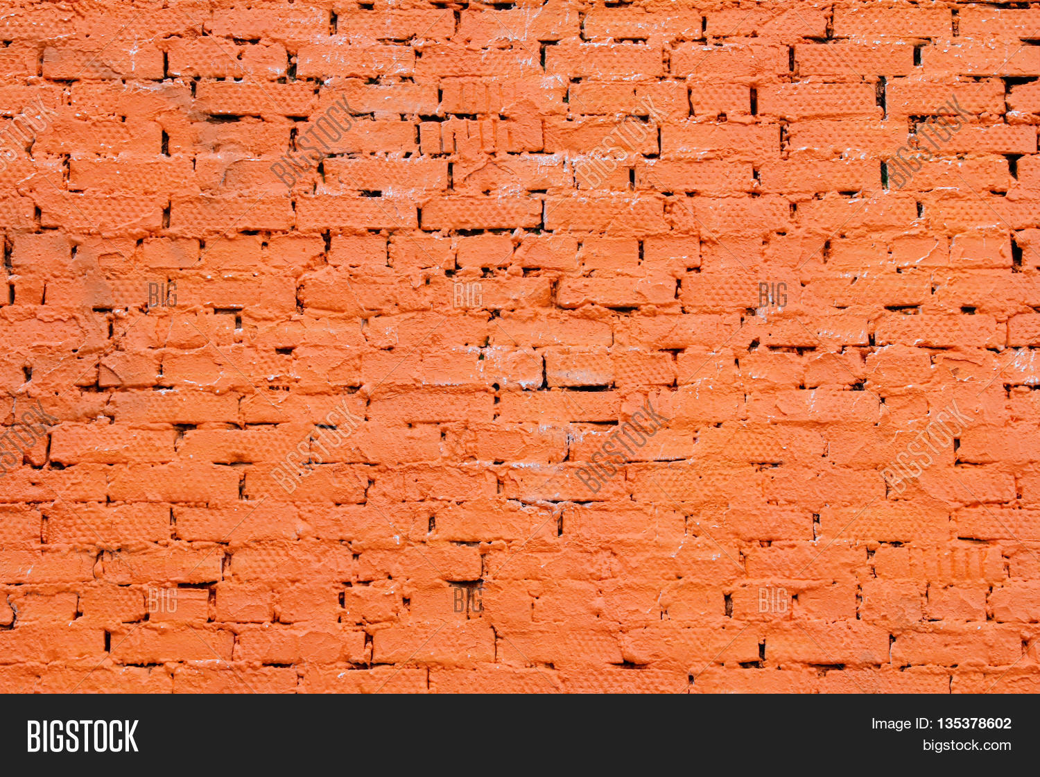 Red Painted Brick Wall Image & Photo (Free Trial) Bigstock