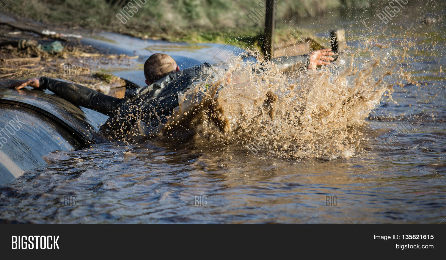 Deep Muddy Water Man Image & Photo (Free Trial) Bigstock