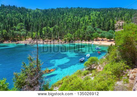 Beach in Kefalonia island, Greece