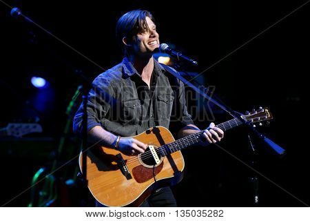 NEW YORK-APR 30: Chris Carmack performs onstage during the 'Nashville' Tour at The Beacon Theatre on April 30, 2015 in New York City.