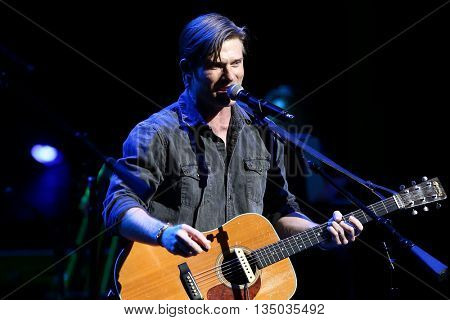 NEW YORK-APR 30: Chris Carmack performs onstage during the 'Nashville' Tour at The Beacon Theatre on April 30, 2015 in New York City.