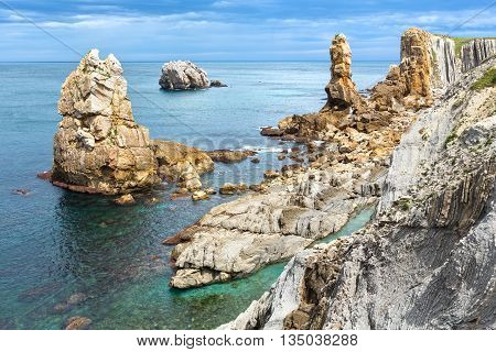 Sea Coastline Scenery.