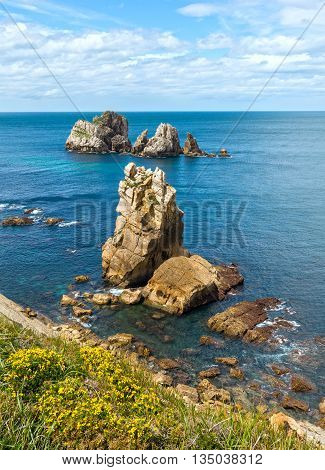 Arnia Beach Coastline Landscape.