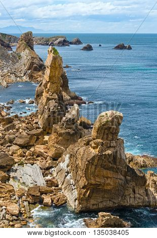 Arnia Beach Coastline Landscape.