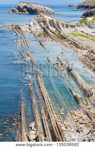 Arnia Beach Coastline Landscape.