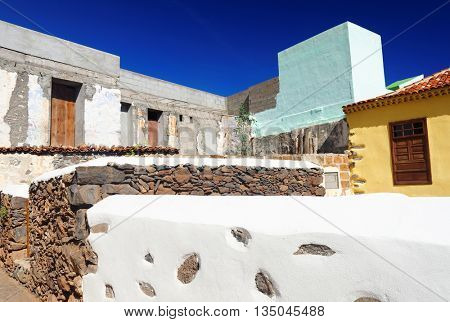 Architectural detail in Agulo Village, La Gomera, Spain, Europe