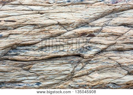 Part Of Rock Close Up.